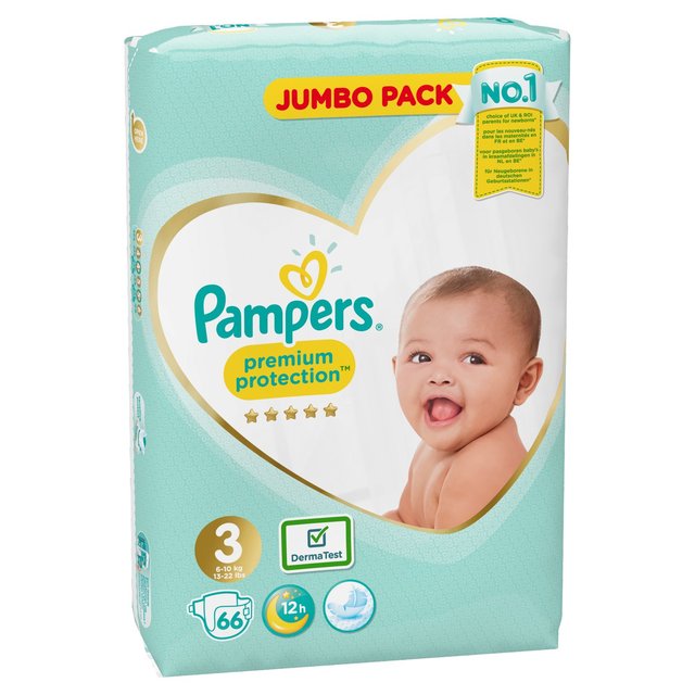 pampers size 3 66 pack