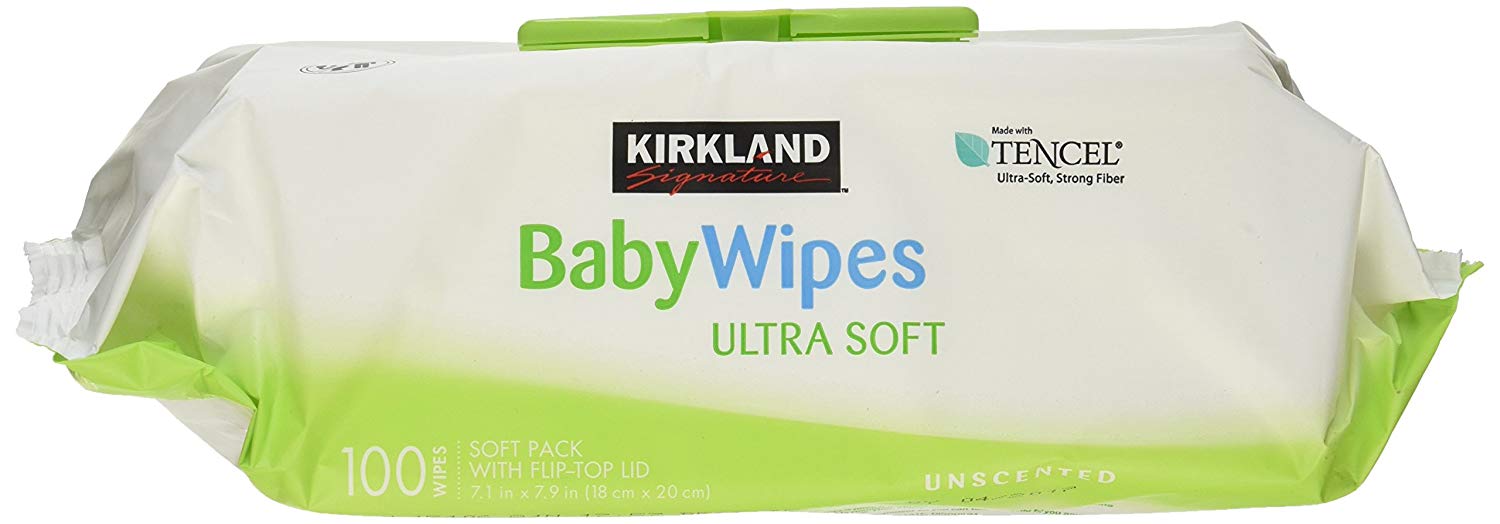 Kirkland Baby Wipes (100 Wipes), free delivery to Ghana in Andover